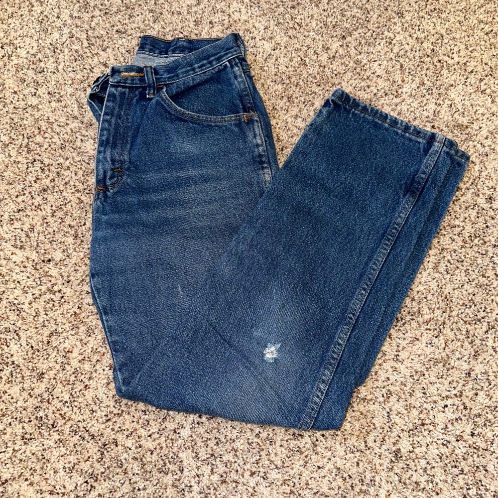 Rustler Women's Straight Leg Blue Jeans 29